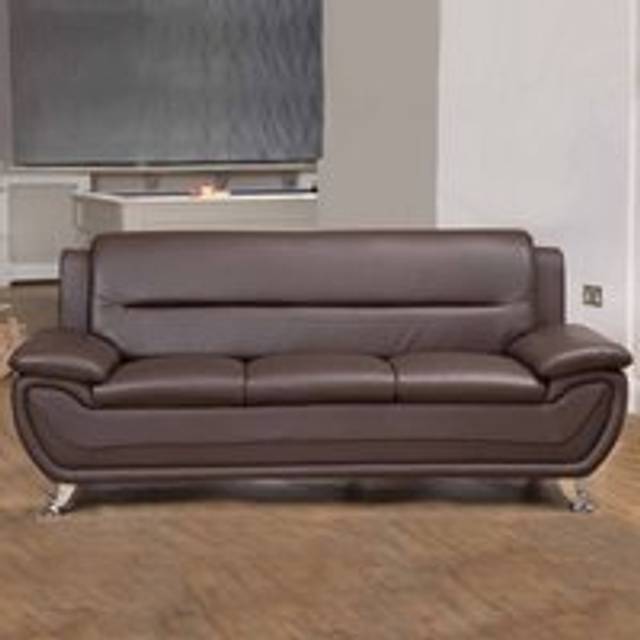 Artemis Home Dexter 3 Seat Sofa - Brown, Brown