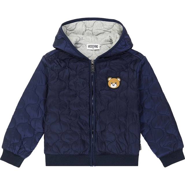 Moschino Kids Teddy Bear quilted jacket