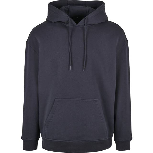 (4XL, Navy) Build Your Brand Mens Basic Oversized Hoodie