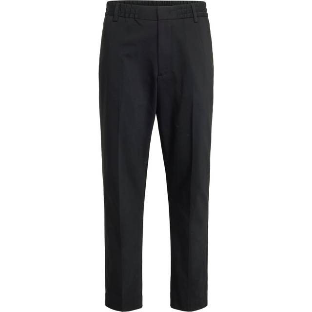 NN07 Billie Cotton Drawstring Trousers Black