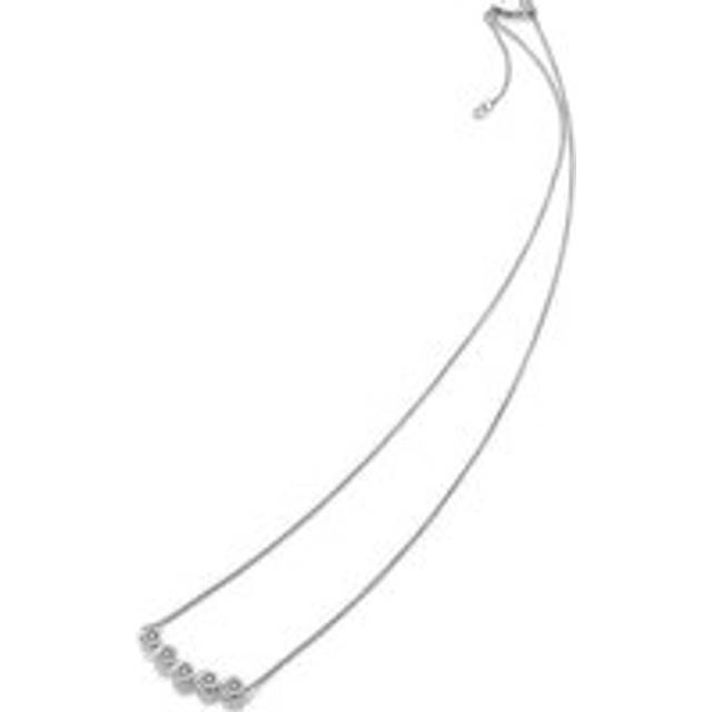 Hot Diamonds Tender White Topaz Necklace - Silver