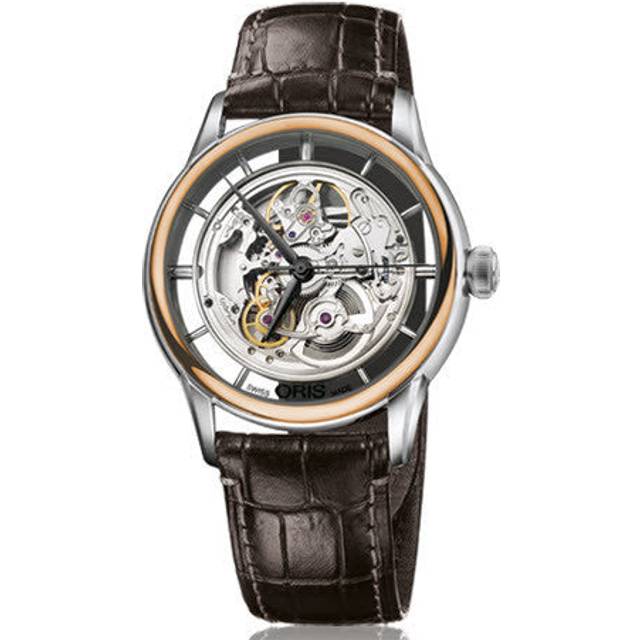Oris Watch Artelier Translucent Skeleton Crocodile - Skeleton