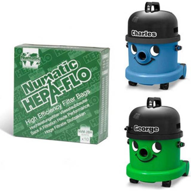 Avern Charles George Henry XL Vacuum Bags NVM-2BH Hepaflo Dust Bags 10 Pack 604016 - Numatic