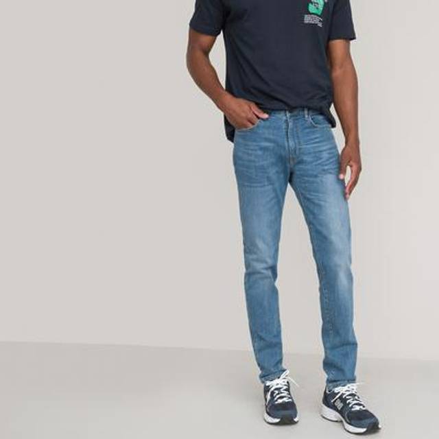 Slim Fit Jeans - Double Stonewashed Blue - W33