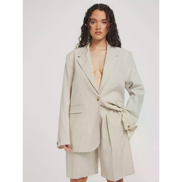 Samsøe Samsøe, Shorts, Dam, S, Polyester, Julia Shorts - beige (S)