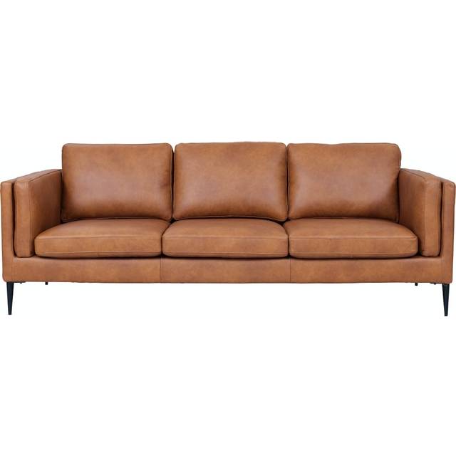 FurnHouse Valencia Cognac Sofa 220cm 3 personers