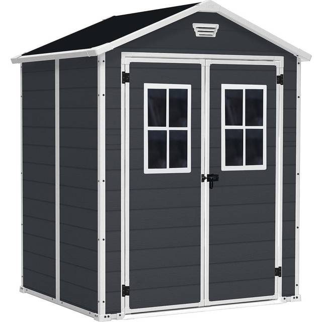 MANOR Garden Shed 6X5 DD Weatherproof Keter
