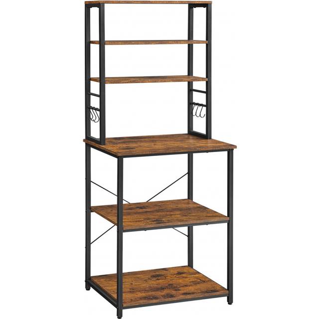 Kitchen Shelf Black, Retro Color 60×40×167cm