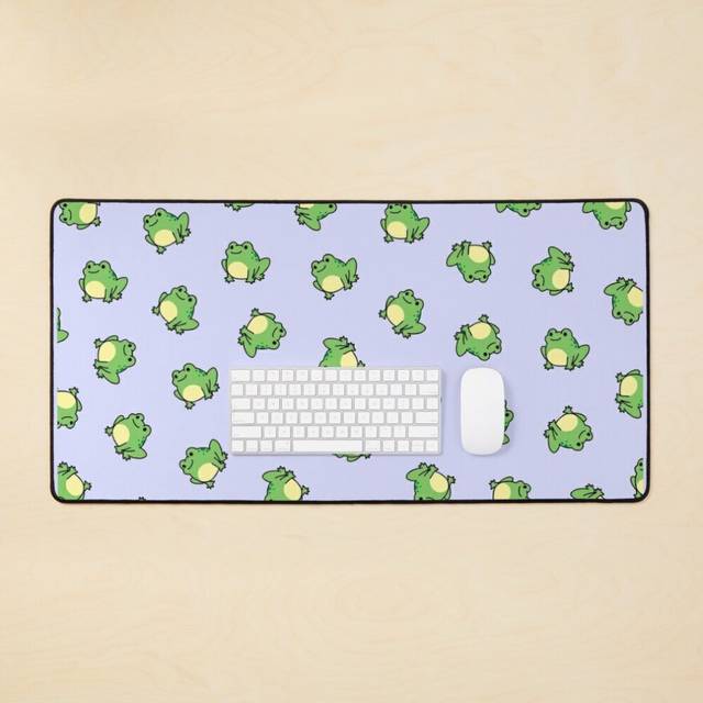 Desk Mat Frog Large Gaming Mouse Pad 35x16 inch