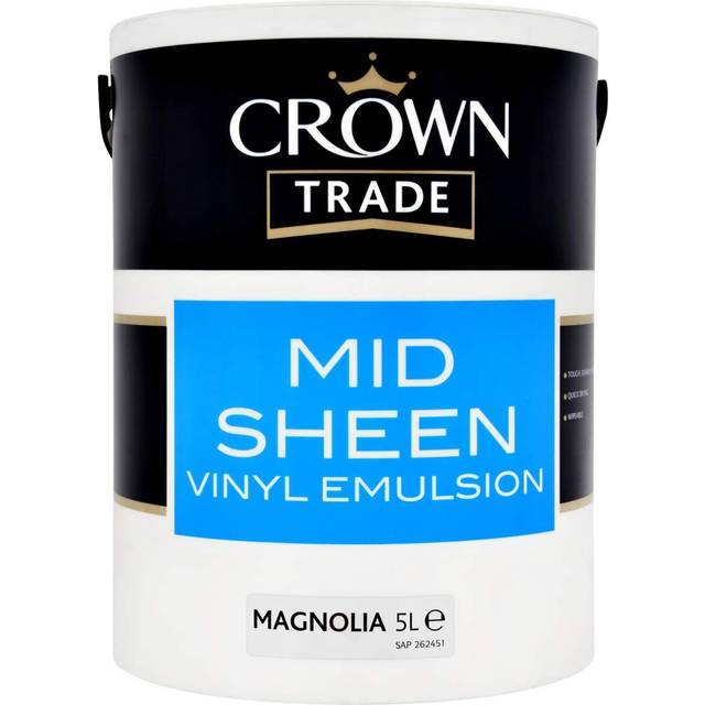 Crown trade mid sheen magnolia 5l