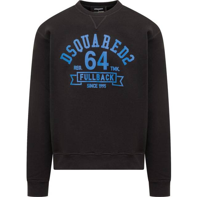 Dsquared2, Sweatshirts & Hoodies, Herr, M, Bomull, Snygga Sweatshirts för Män och Kvinnor - black (M)