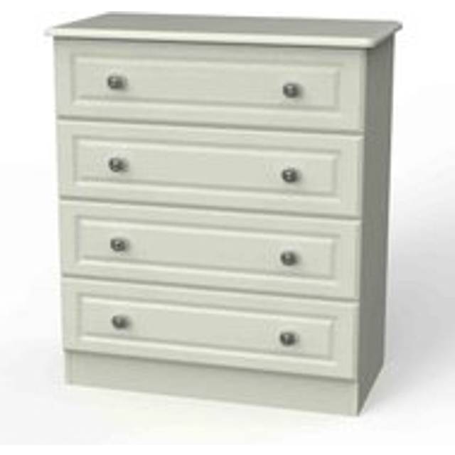 Welcome Furniture Ready Assembled Pembroke 4 Drawer Chest In Kashmir Ash, Brown