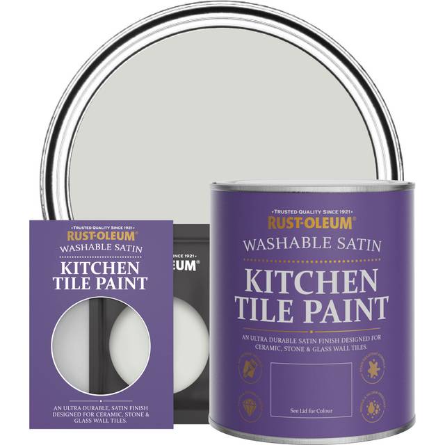 Rust-Oleum Kitchen Tile Satin Winter Grey 750Ml - One Colour