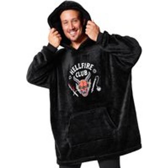 Hellfire Oversize Hoodie - Black - One Size