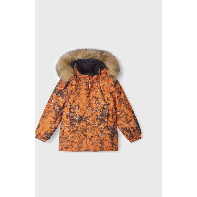 Baby boy waterproof jacket Reima Sprig - Orange - 3 years