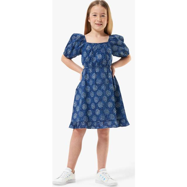 Thea Batik Blue Dress / 7 yrs