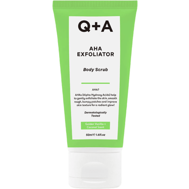 Q+A AHA Exfoliator Body Scrub 50 ml