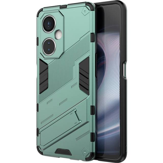 OnePlus Nord CE 3 Lite Hybrid Tåligt Skal med Stativfunktion - Grön