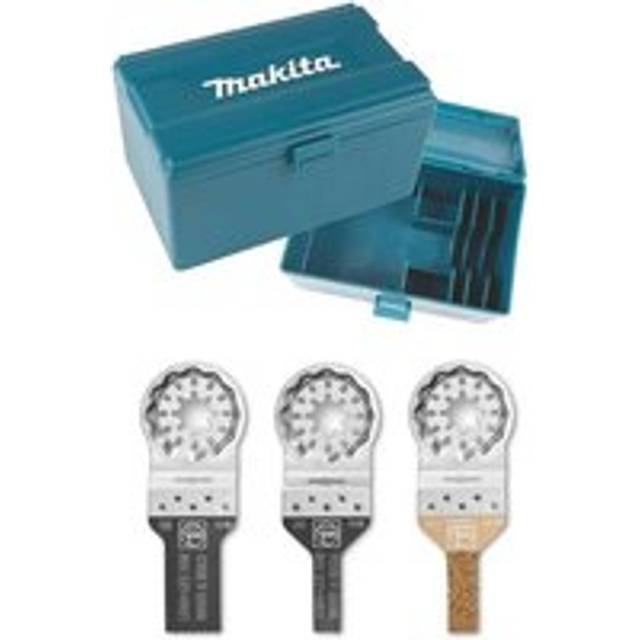 Fein Makita Starlock E-Cut Saw Blade 3PC Multi Tool Mini Combo Set Carbide + Box