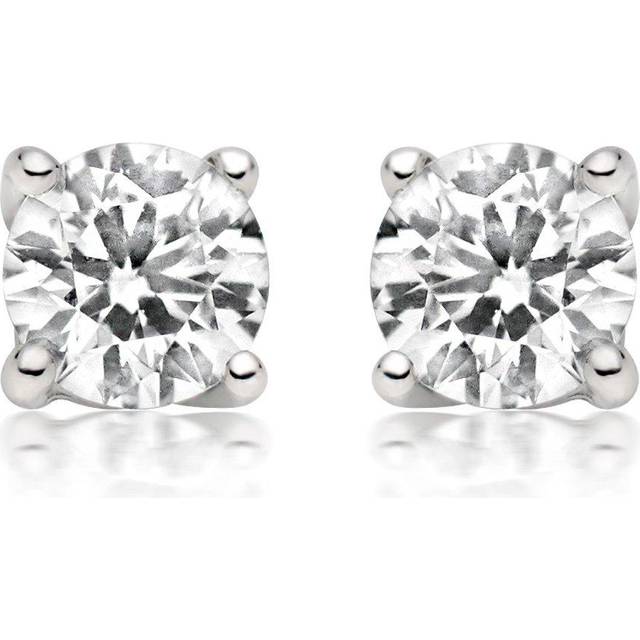 Platinum Diamond Stud Earrings