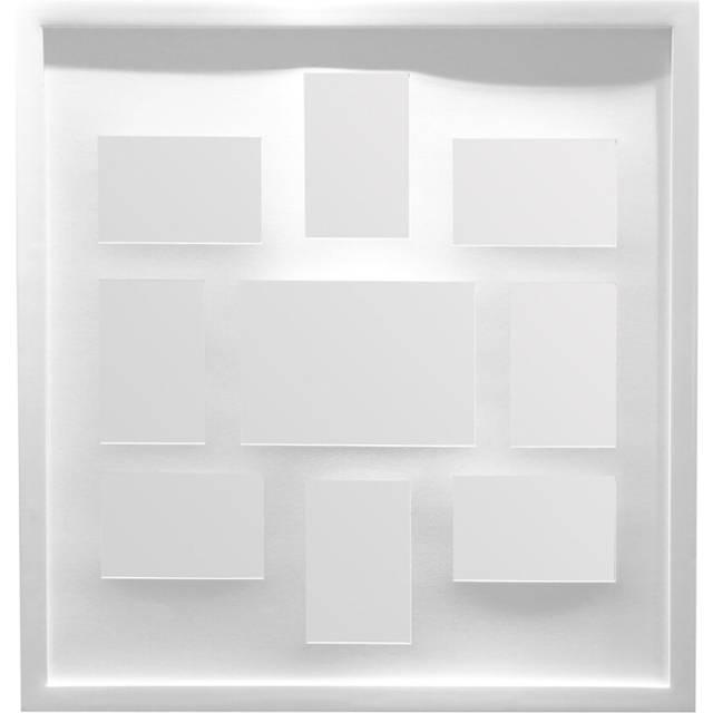 Premier Housewares White 9 Photo Multi Photo Frame