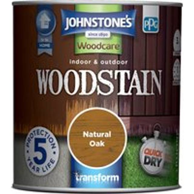 Interior & Exterior Woodstain - Natural Oak / 250ml - Brown