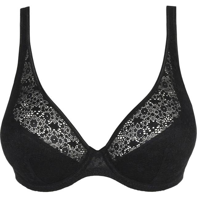 PrimaDonna Twist Epirus Half Padded Plunge Bra - Black - D 70