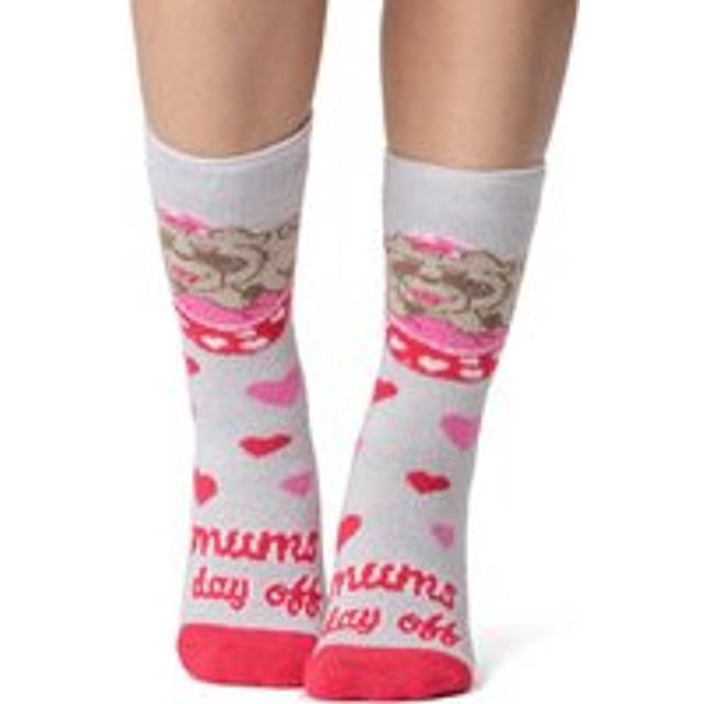Ladies Lite Fun Feet Novelty Thermal Socks - Mums Day Off