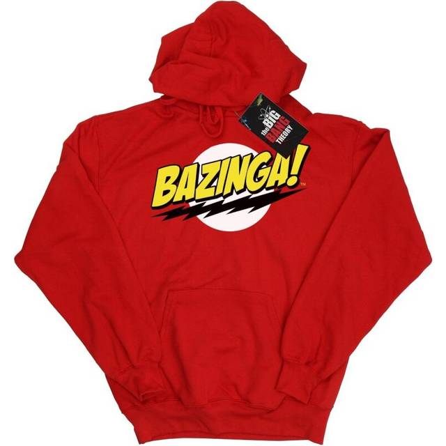 The Big Bang Theory Mens Sheldon Bazinga Hoodie