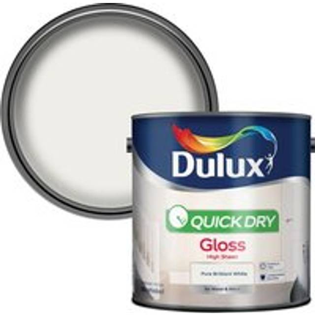 Dulux Quick Dry Gloss Pure Brilliant White 2.5L [Misc.]