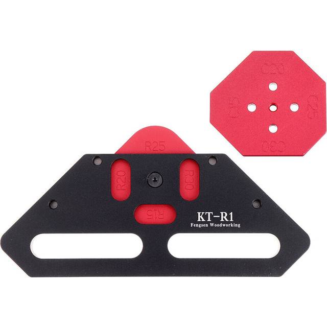 Quick Change Wood Panel Radius R15/R20/R25/R30/C15/C20/C25/C30 Quick-Jig Router Table Bits Jig Aluminum Alloy Corner Template Woodworking Tool