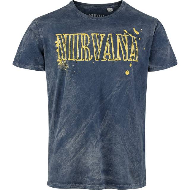 Nirvana T-shirt - STS - S 3XL - f&#xF6;r Herr - marinbl&#xE5;