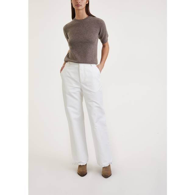 Marni, Wide Trousers, female, White, XS, Wide Leg Trousers