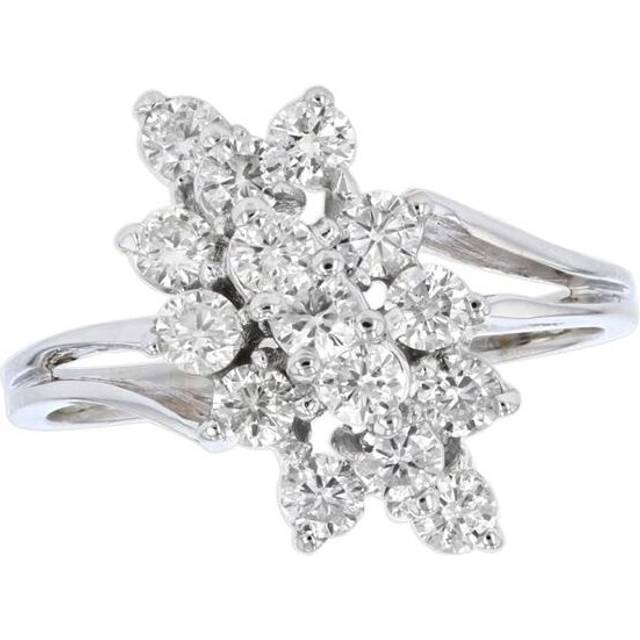 Louis Creations RL2421K-WG-7 1.00 CTW Diamond Ring, 14K Gold - Size 7