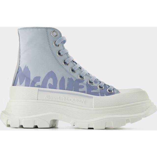 Alexander McQueen, Sneakers, female, Multicolor, 8 UK, Chunky Sole High-Top Trainers