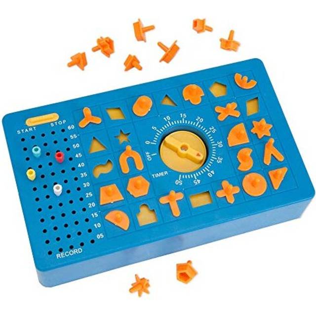 - TimeShock Game-Retro Timed Fun Board Game - Game Unit with Timer and Pop-up tray
