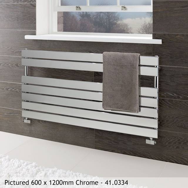 Eastbrook Staverton Tube On Tube Towel Radiators - White - Various Sizes - 600mm x 400mm