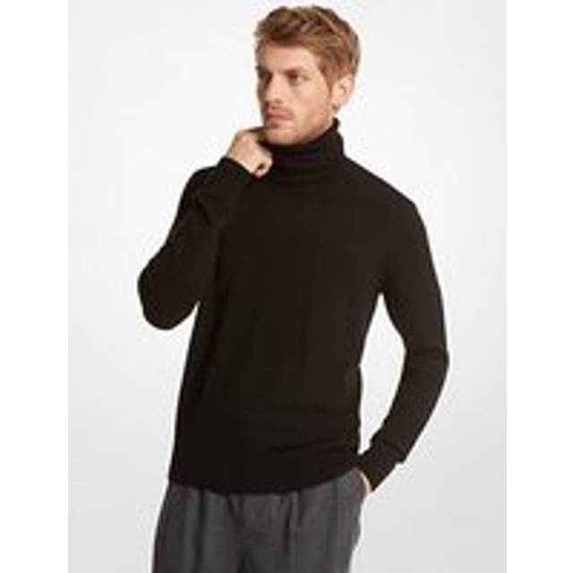 MK Cashmere Polo neck Jumper - Black - Michael Kors - L
