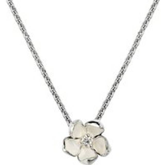 Shaun Leane Cherry Blossom Sterling Silver Diamond Necklace - Silver