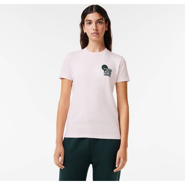 Lacoste Lacoste x Eleven by Venus Cotton T-Shirt - Pink