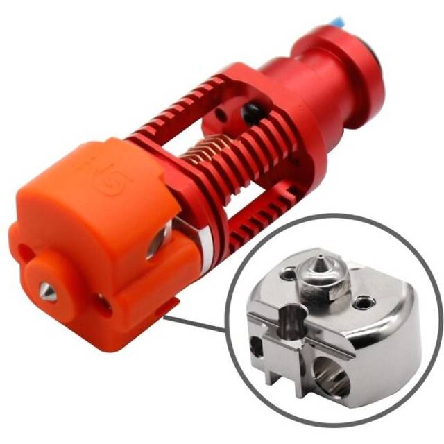 (Red Copper) 3D Red Lizard k1 V6 Hotend Bi-Metal  Assembled Plated Copper Hot end for Voron 2.4 Prusa I3 MK3 Titan V2 Extruder