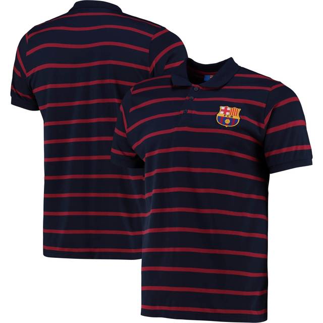 Barcelona Yarn Dye Stripe Polo - Claret/Navy - Mens