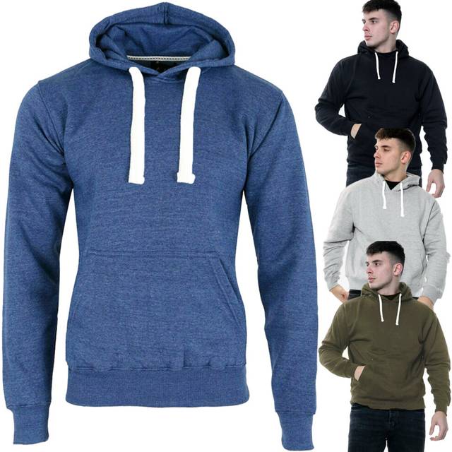Mens Plain White Cords Hoodie