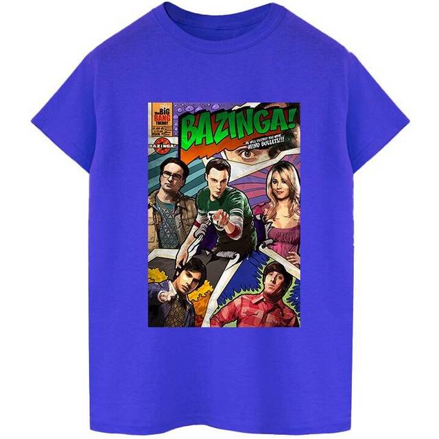The Big Bang Theory Mens Bazinga Cover T-Shirt