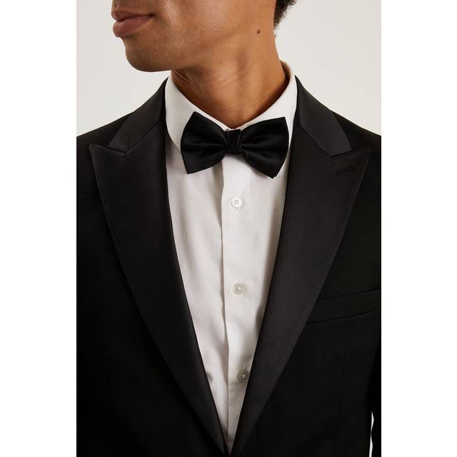 Mens Black Essential Bow Tie