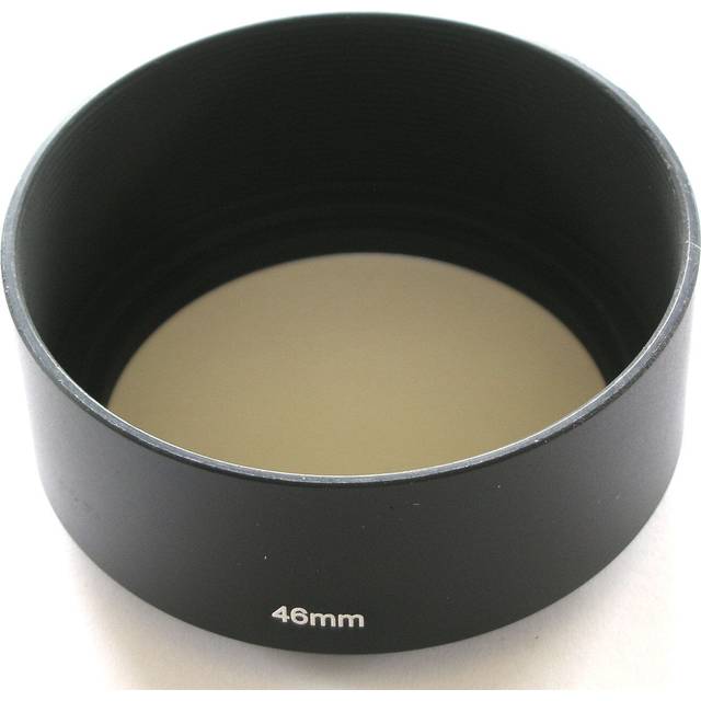 Metal screw in lens hood 46mm lens shade