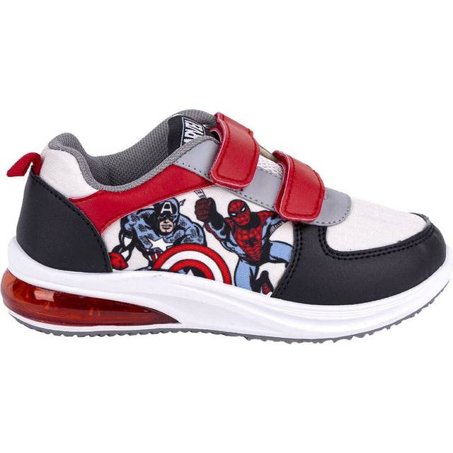 Marvel Turnschuhe mit LED The Avengers Velcro Schwarz