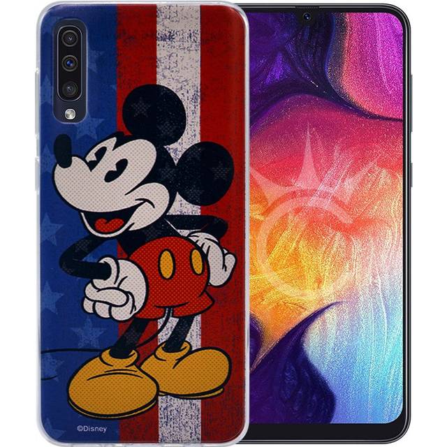 Musse Pigg #1 Disney-omslag till Samsung Galaxy A50 - Röd