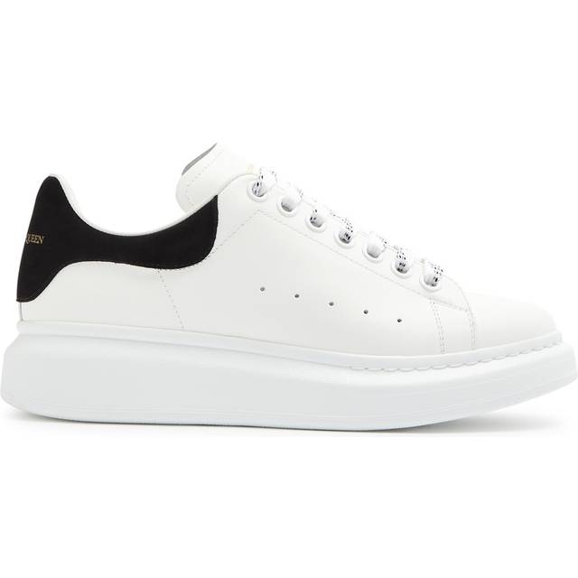 Alexander McQueen Oversize Leather Sneakers - White/black - 44