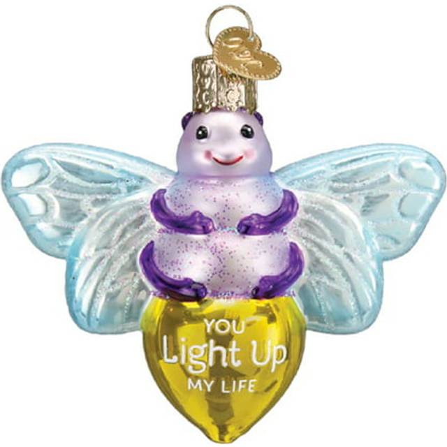 Old World Christmas You Light Up My Life Glass Blown Ornament for Christmas Tree